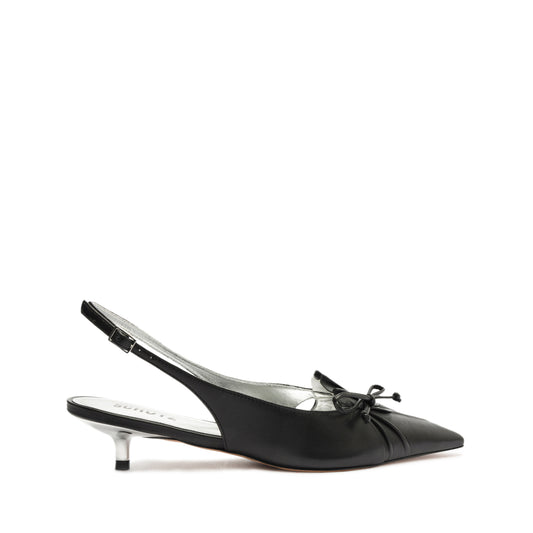 Zane Leather Pump Pumps WINTER 23 5 Black Nappa Leather - Schutz Shoes