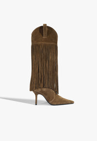 Go to related product Raffaela Up Fringes Stiletto Suede Boot