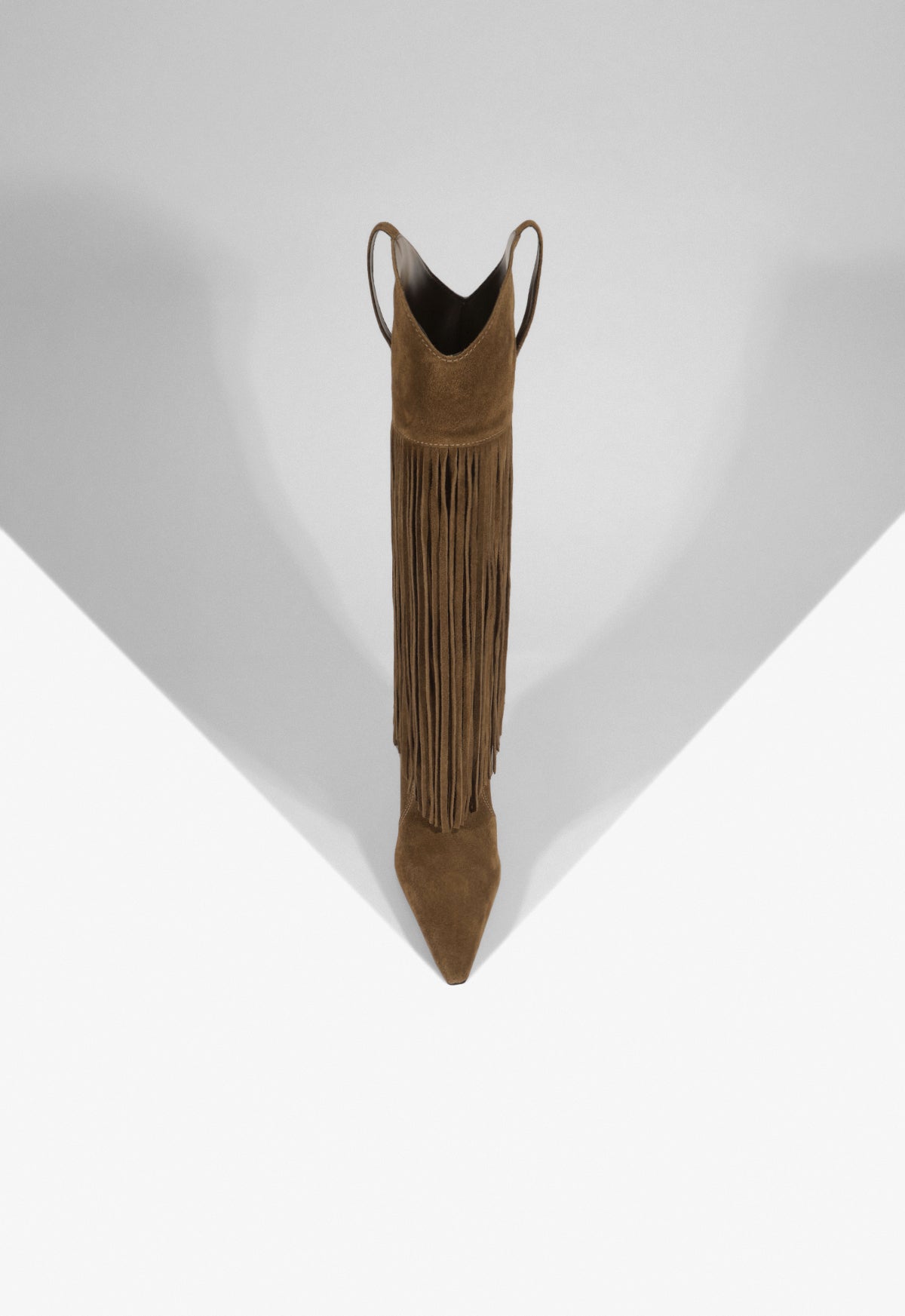 Raffaela Up Fringes Stiletto Suede Boot Fall 25 - Schutz Shoes