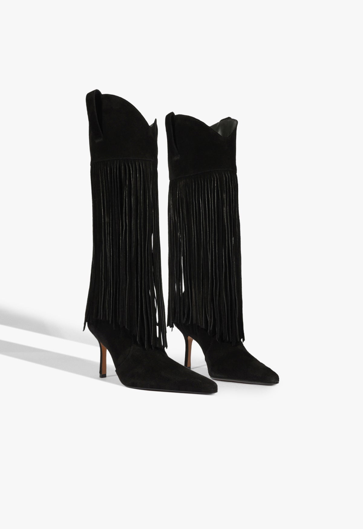 Raffaela Up Fringes Stiletto Suede Boot Fall 25 - Schutz Shoes