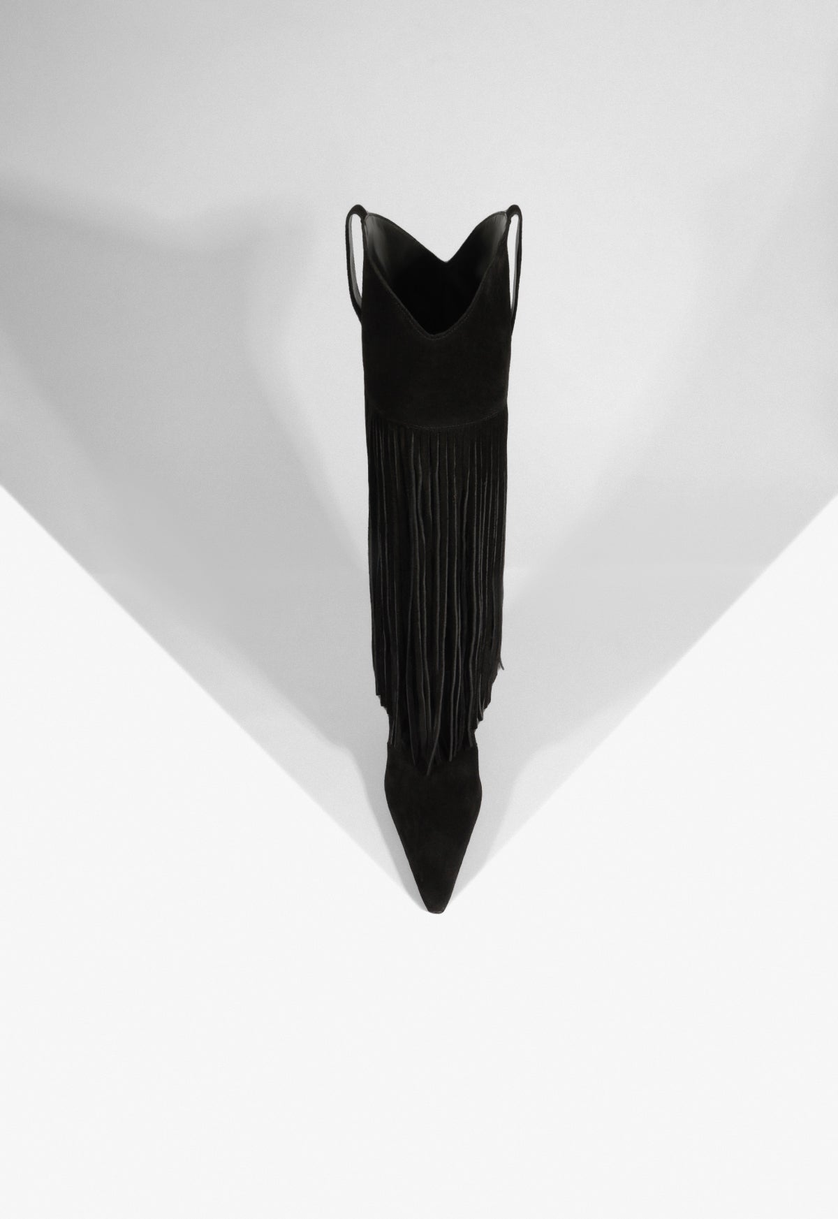 Raffaela Up Fringes Stiletto Suede Boot Fall 25 - Schutz Shoes