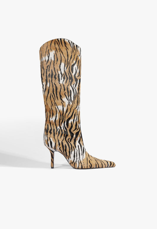 Mary Ellen Hair Calf Boot 5 Animal Print Hair Calf - Schutz Shoes