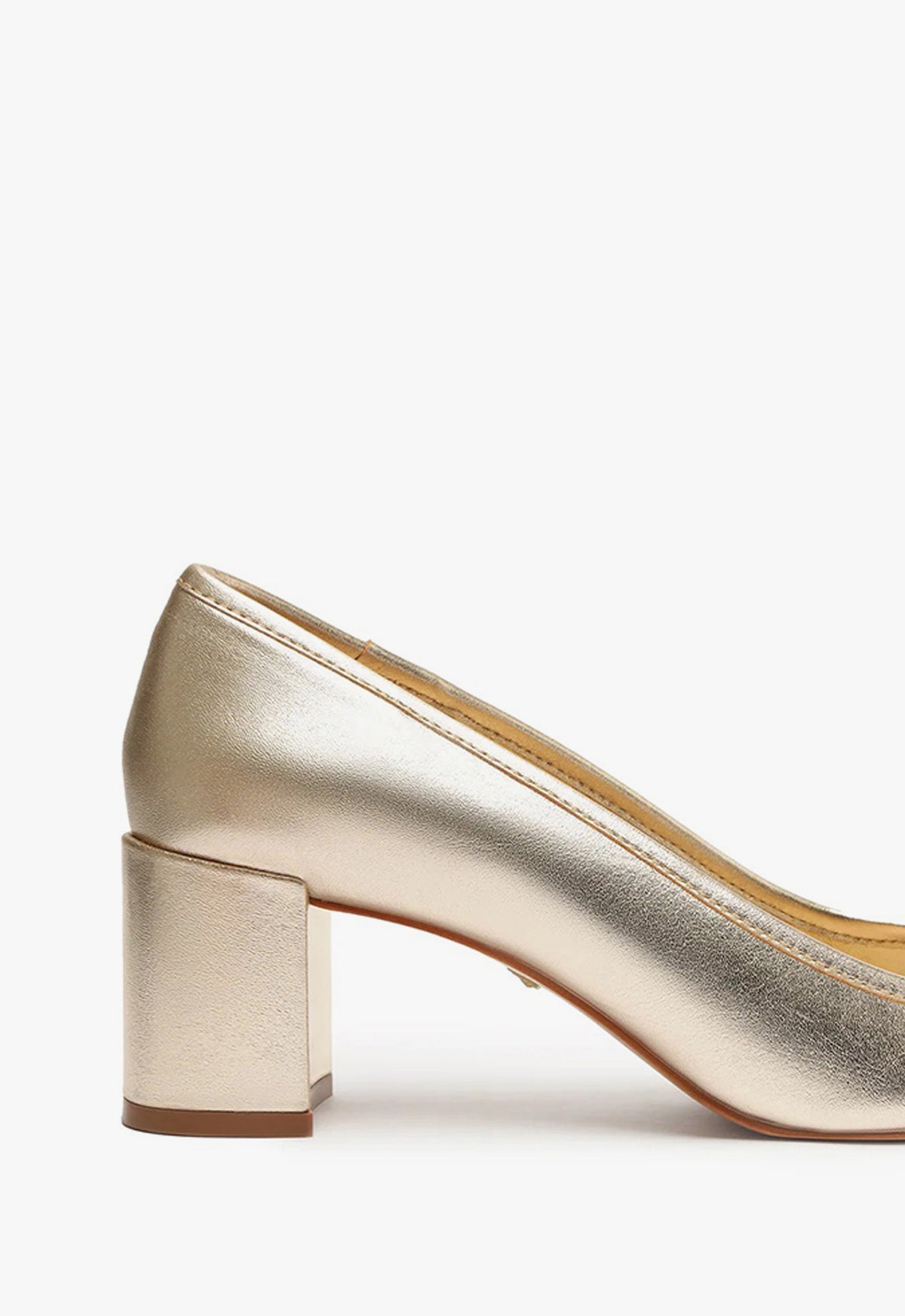 Arissa Block Metallic Leather Pump Pumps Pre Fall 24    - Schutz Shoes