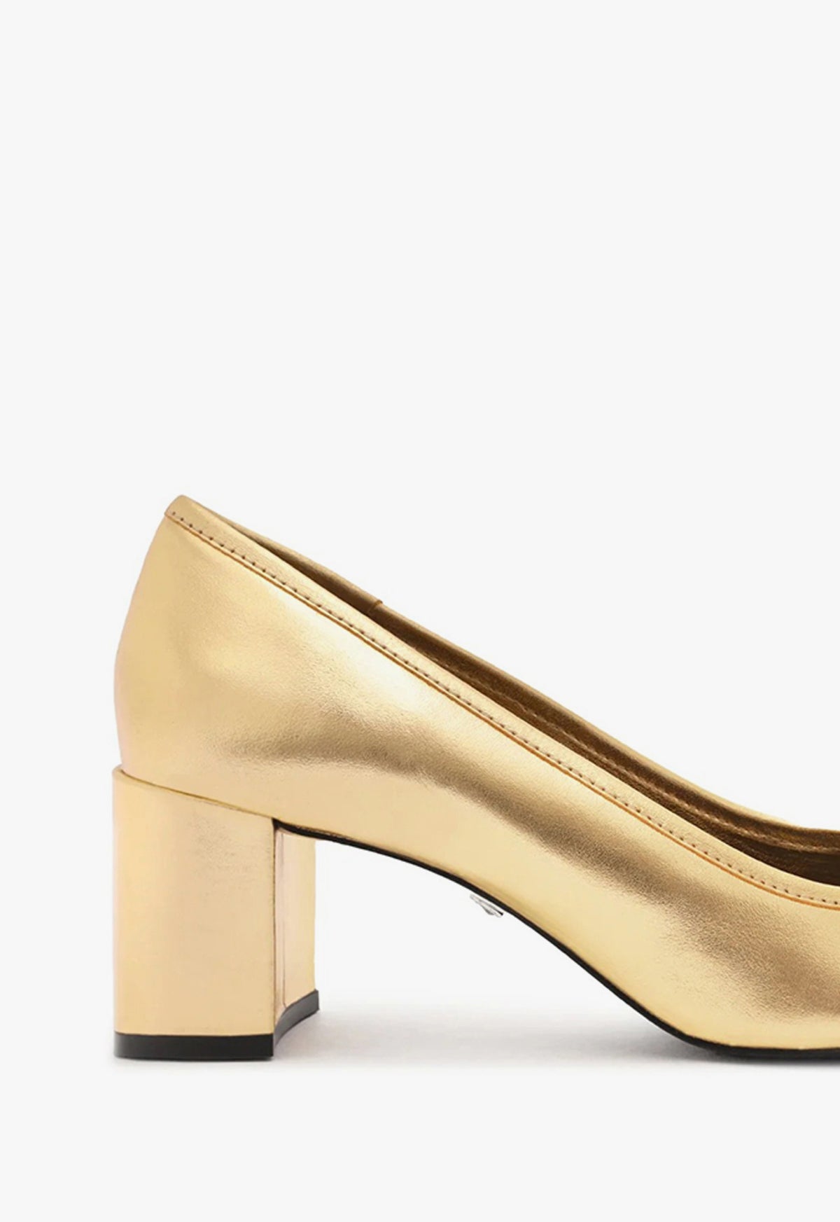 Arissa Block Metallic Leather Pump Pumps Pre Fall 24    - Schutz Shoes