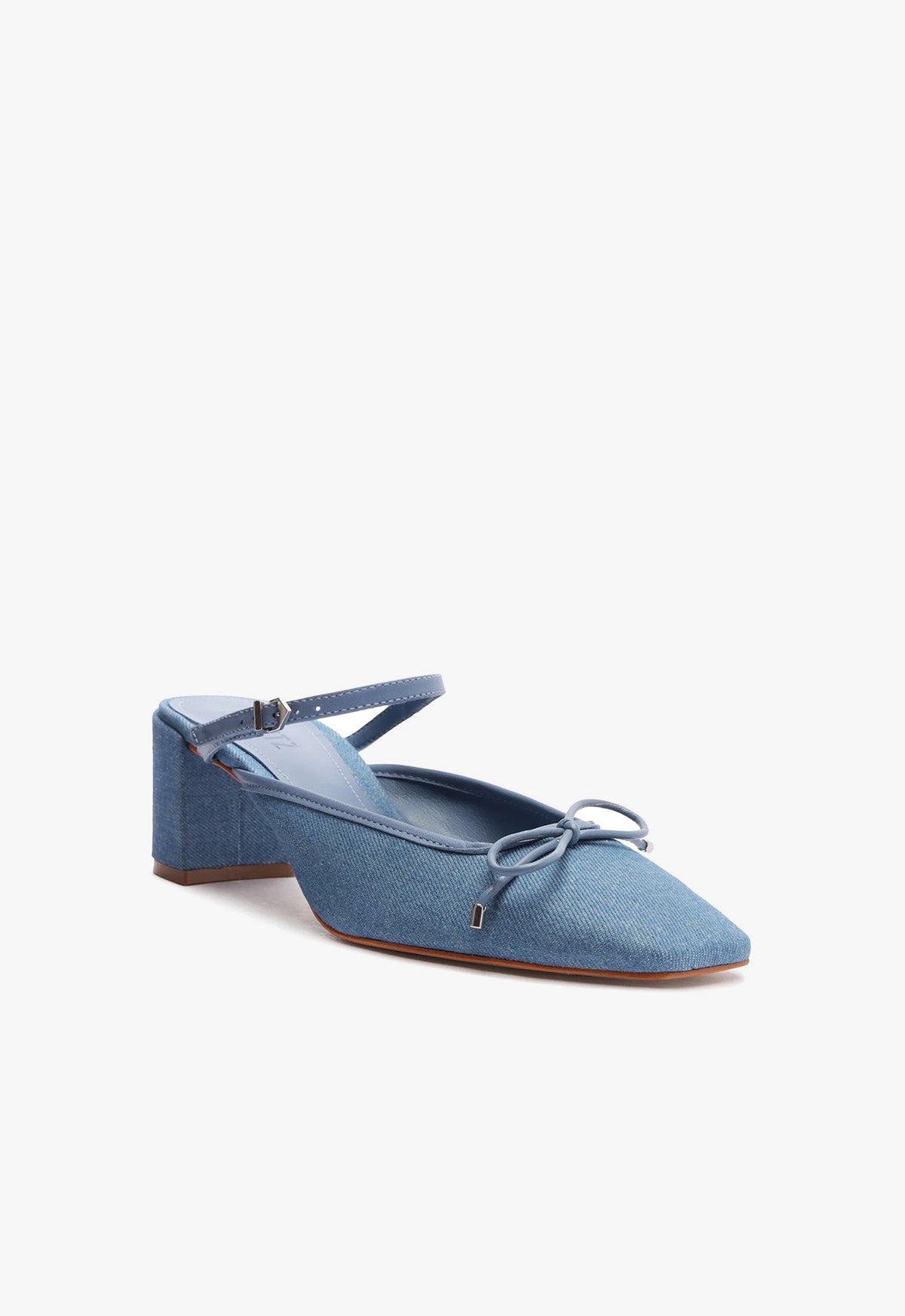 Arissa Denim Block Mule Pumps SPRING 24 - Schutz Shoes