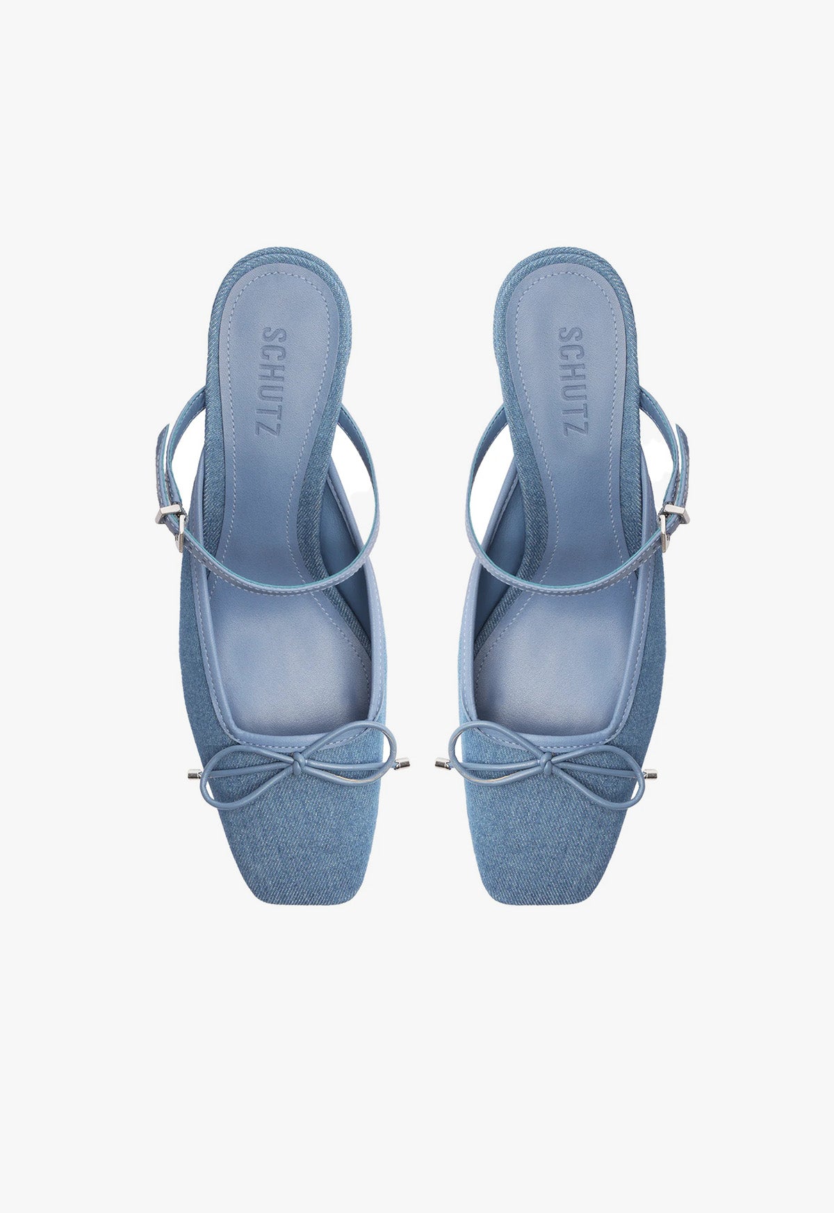 Arissa Denim Block Mule Pumps SPRING 24 - Schutz Shoes