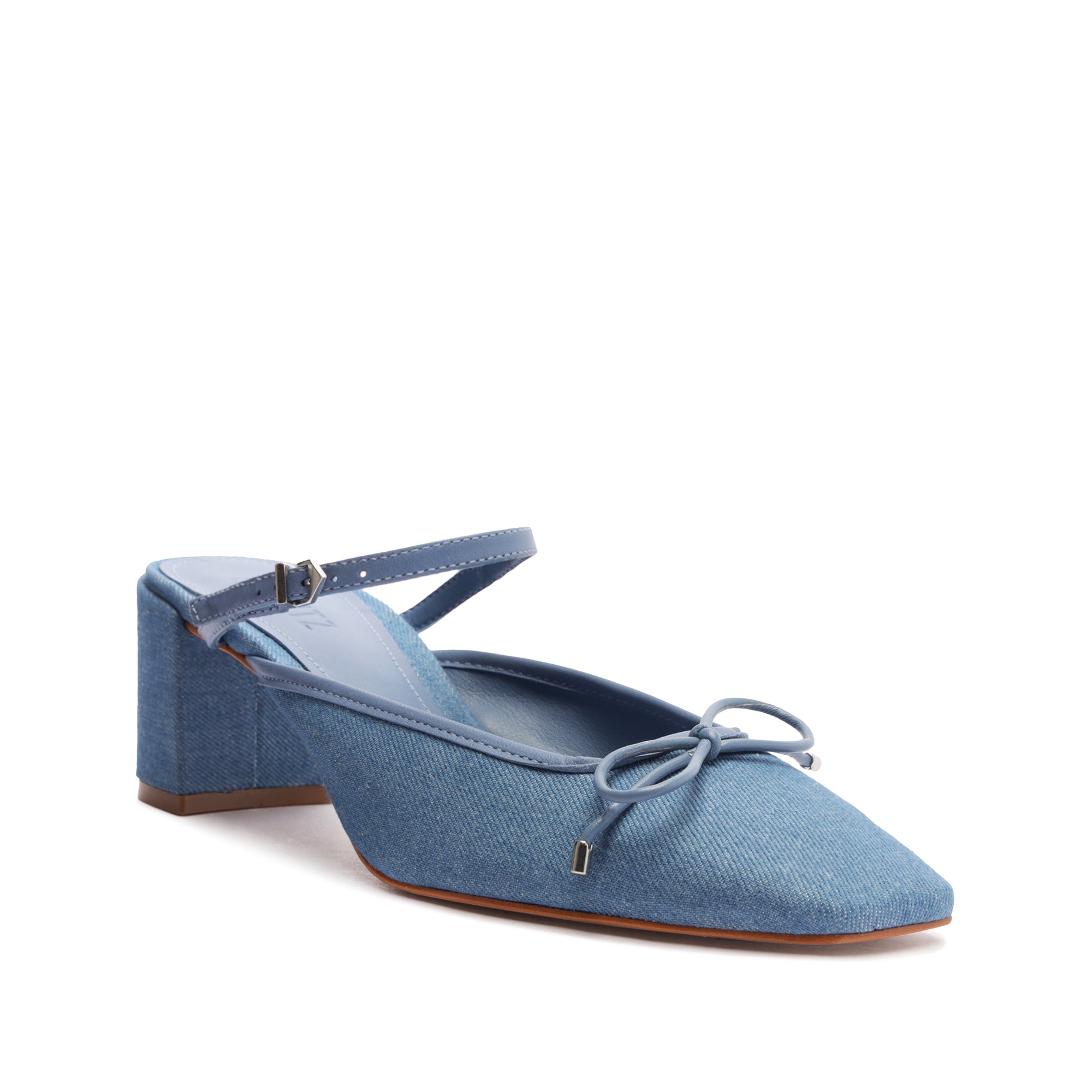 Arissa Denim Block Mule Pumps SPRING 24    - Schutz Shoes