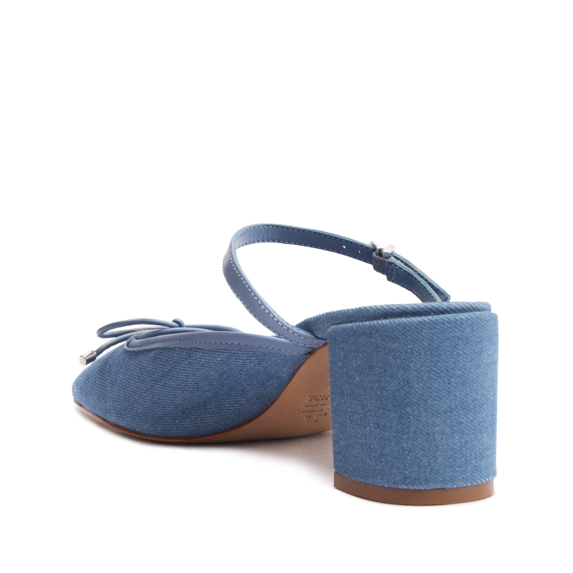 Arissa Denim Block Mule Pumps SPRING 24    - Schutz Shoes