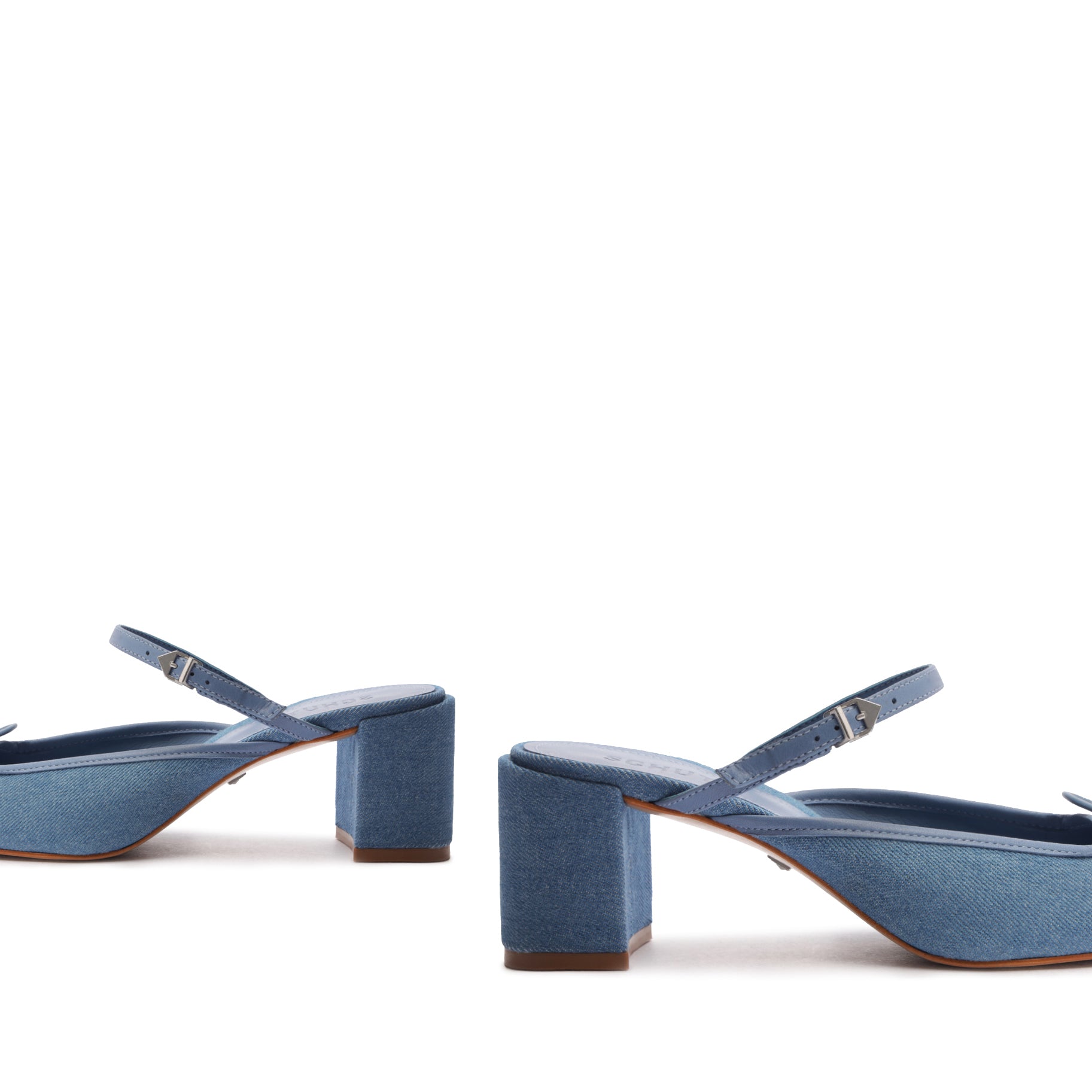 Arissa Denim Block Mule Pumps SPRING 24    - Schutz Shoes