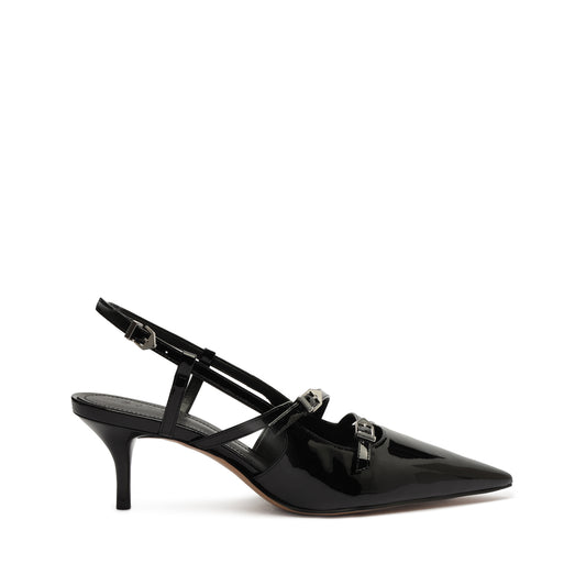 Stacy Pump Pumps WINTER 23 5 Black Specchio Leather - Schutz Shoes