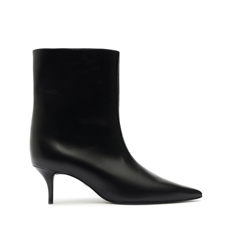 Frances Bootie Booties Fall 24 5 Black Leather - Schutz Shoes