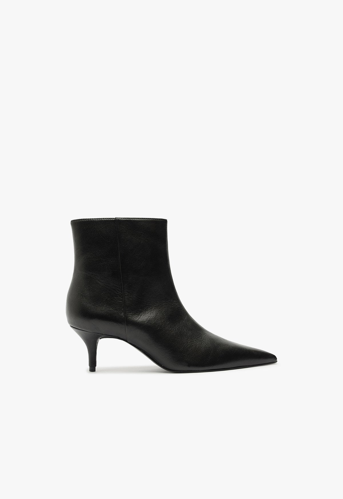 Mikki Mid Bootie CO 5 Black Leather - Schutz Shoes