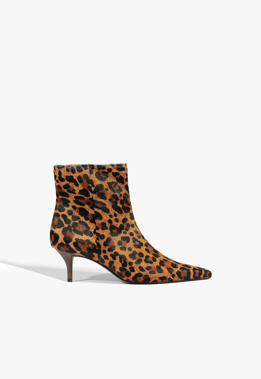 Mikki Mid Hair Calf Bootie FALL 25 5 Leopard Hair Calf - Schutz Shoes