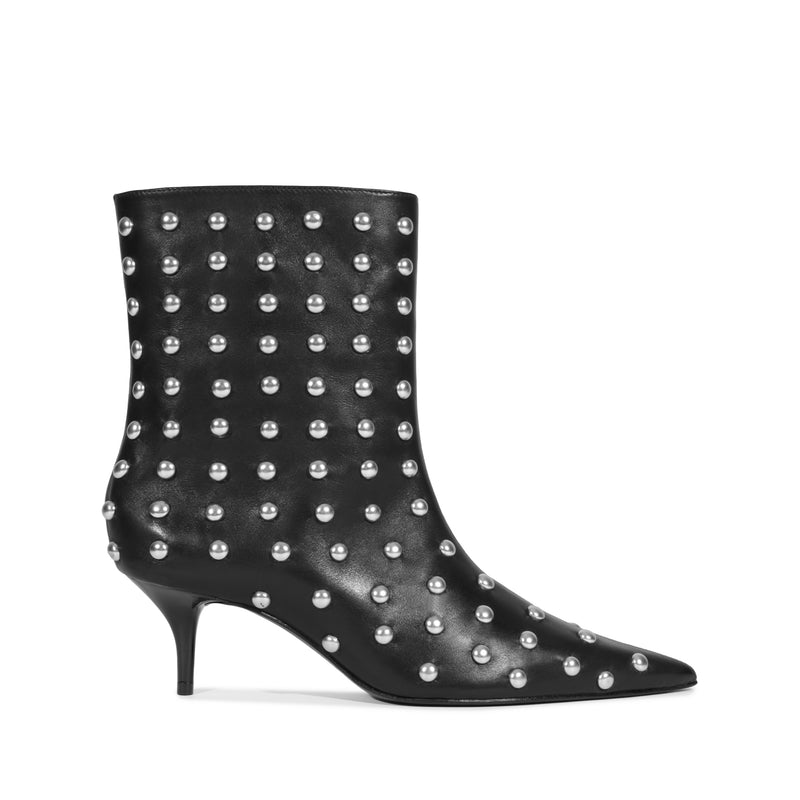 Gail Studs Bootie Booties Fall 24 5 Black Atanado Leather - Schutz Shoes