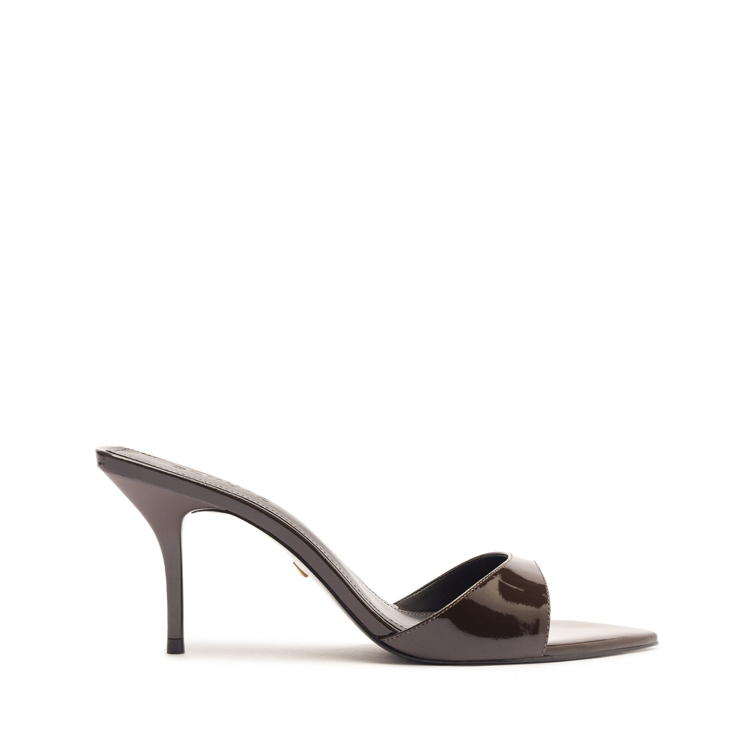 Elodie Patent Leather Sandal Sandals Pre Fall 24 5 Dark Brown Patent Leather - Schutz Shoes