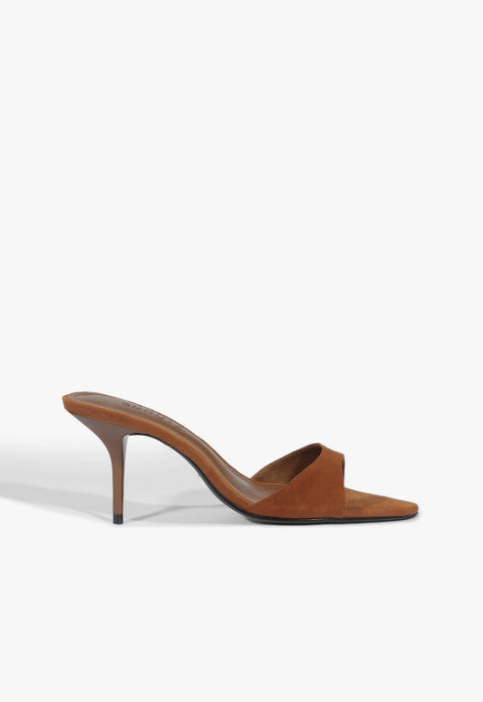 Elodie Suede Sandal Pre Fall 25 5 Dark Caramel Suede - Schutz Shoes
