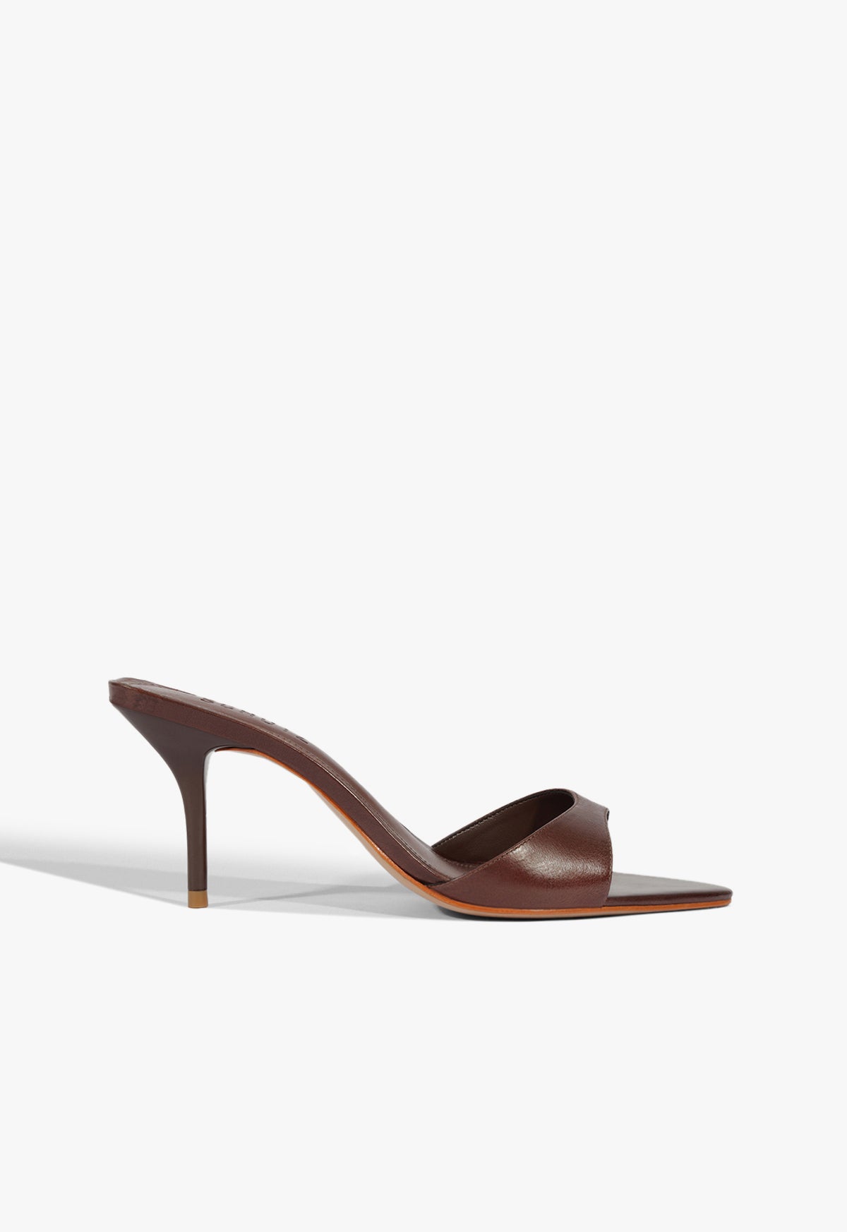 Elodie Leather Sandal 5 Root Brown Leather - Schutz Shoes