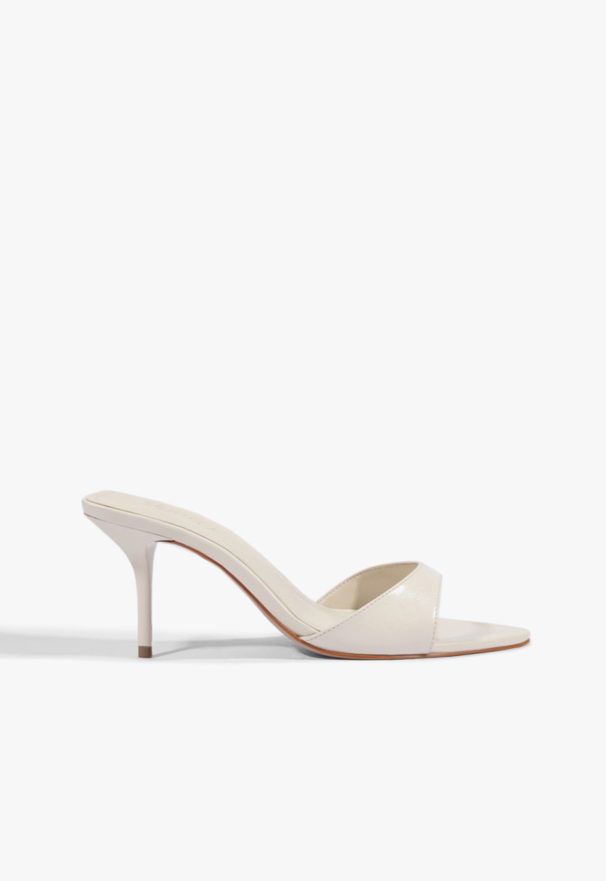 Elodie Leather Sandal 5 Sugar White Leather - Schutz Shoes