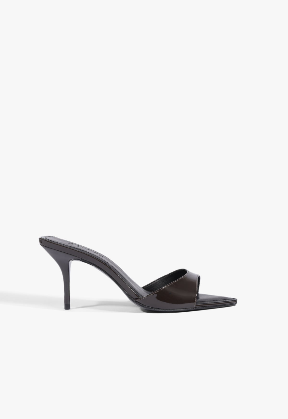 Elodie Patent Leather Sandal 5 Dark Brown Patent - Schutz Shoes