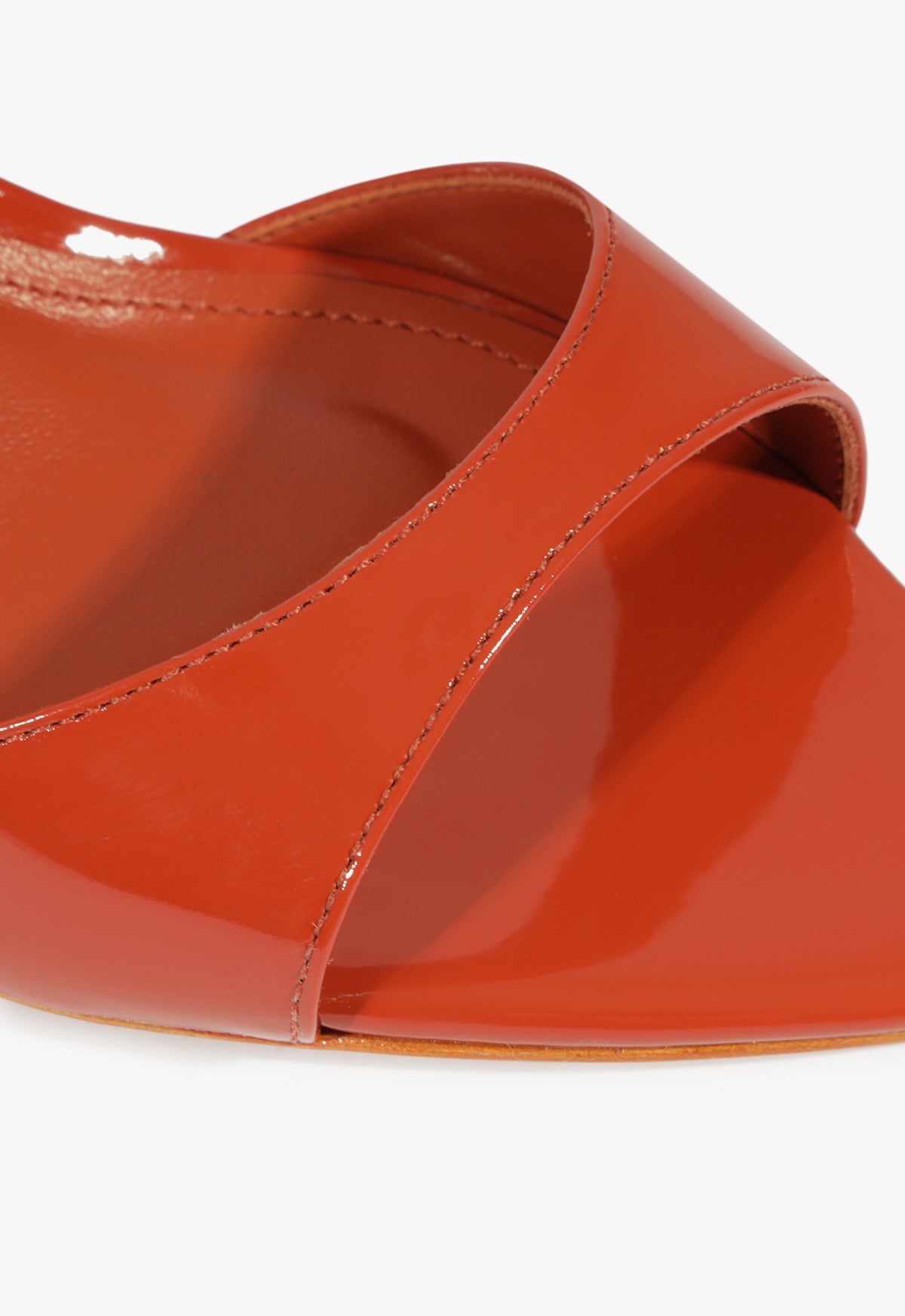 Elodie Buckle Brown Mid Stiletto Heel Sandal – SCHUTZ