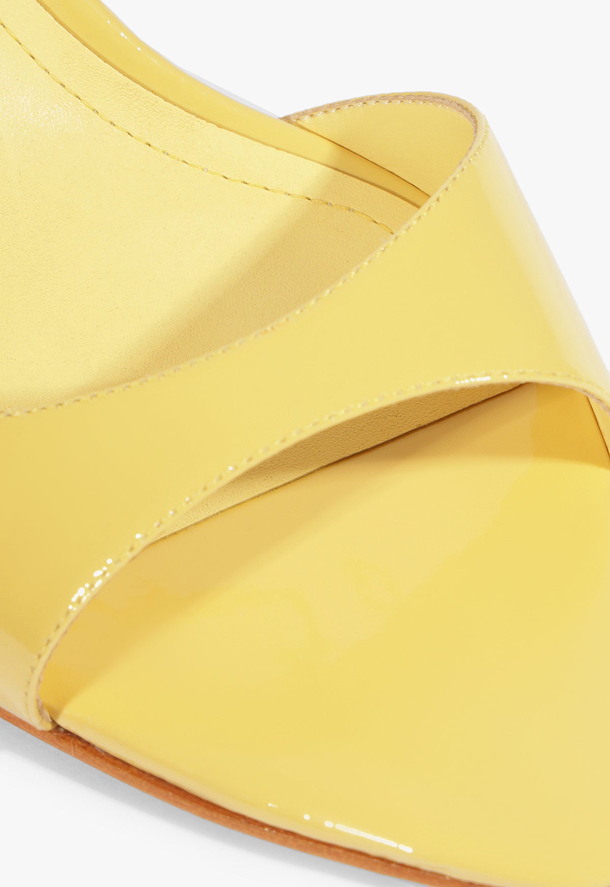 Elodie Buckle Yellow Mid Stiletto Heel Sandal – SCHUTZ