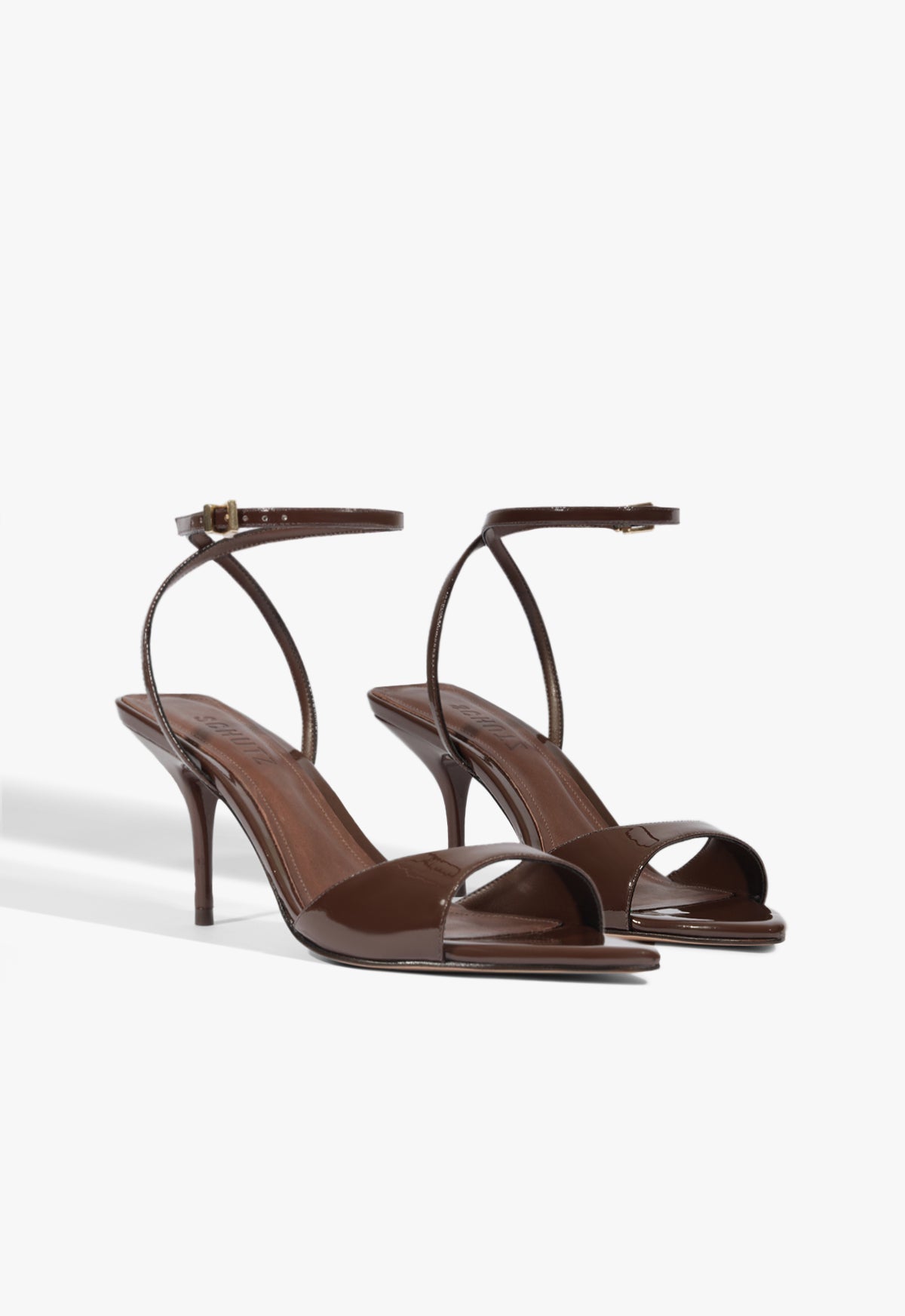 Elodie Buckle Patent Sandal - Schutz Shoes