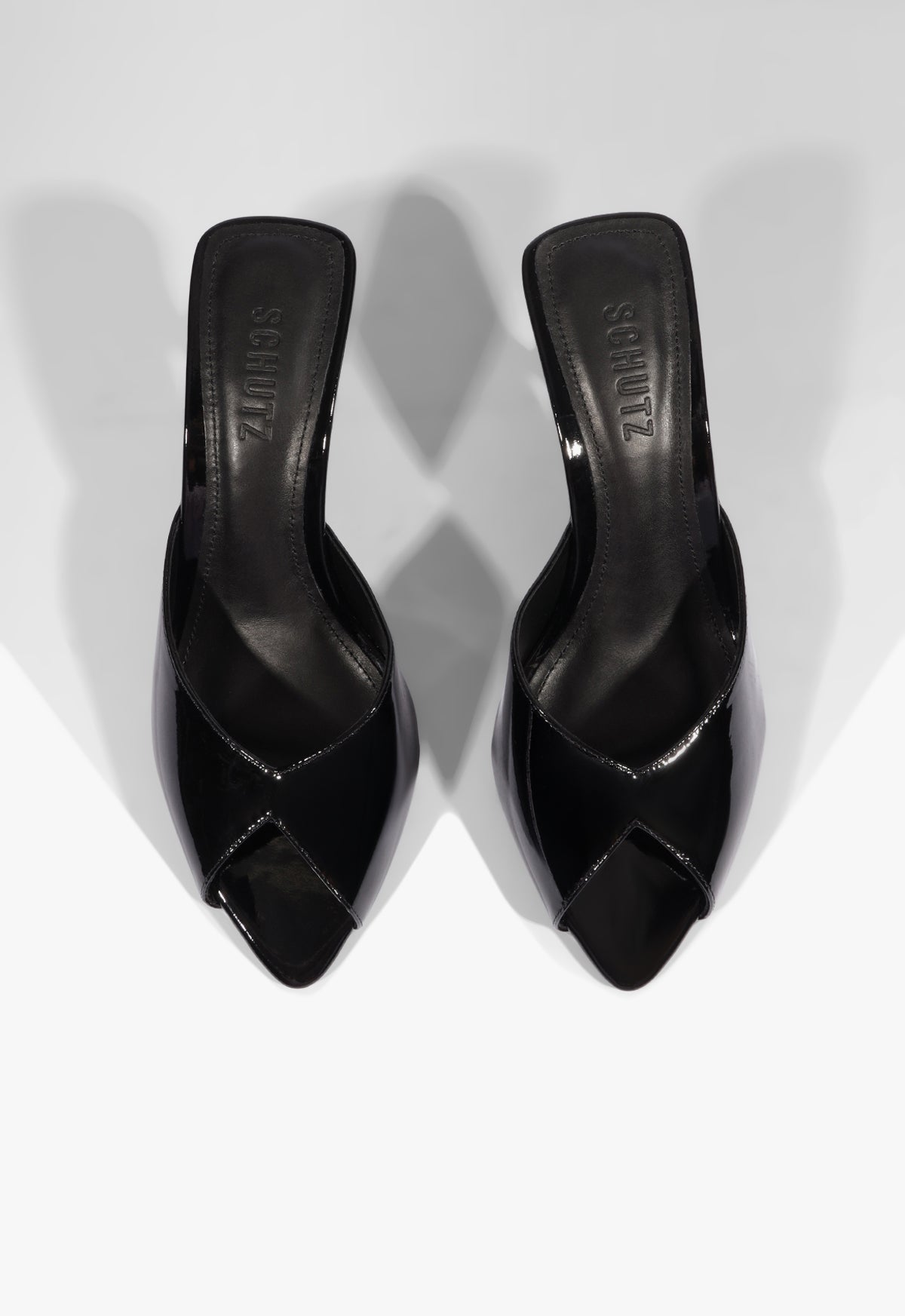 Ingrid Mule Patent Sandal - Schutz Shoes