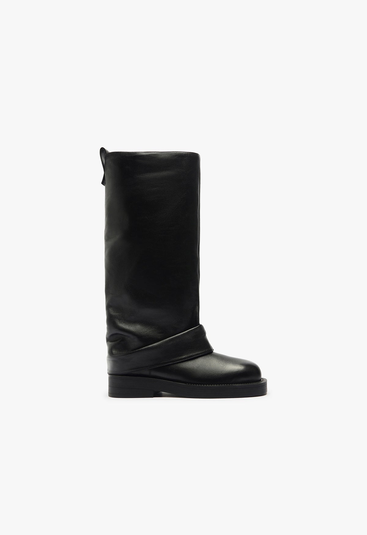 Keira Up Cloak Boot Boots Fall 24 5 Black Leather - Schutz Shoes