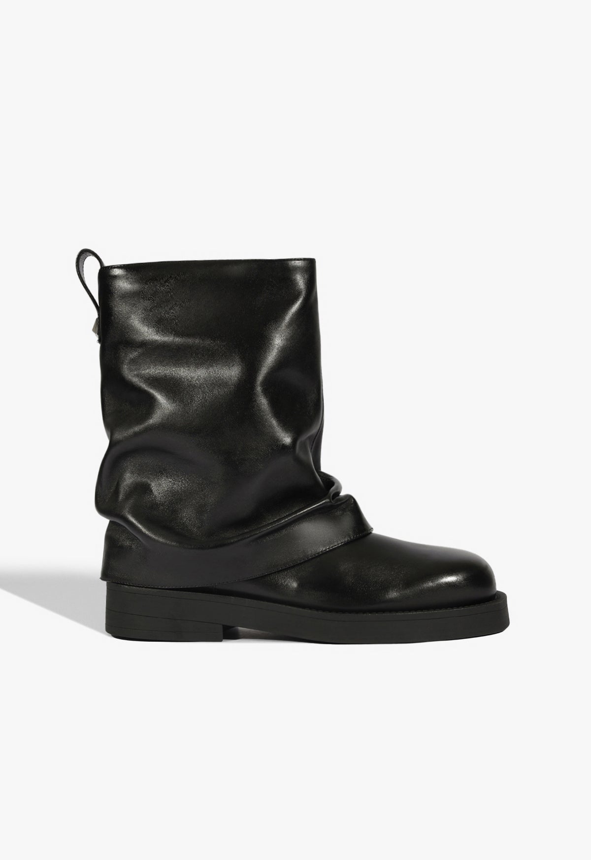 Keira Cloak Leather Bootie FALL 25 5 Black Leather - Schutz Shoes