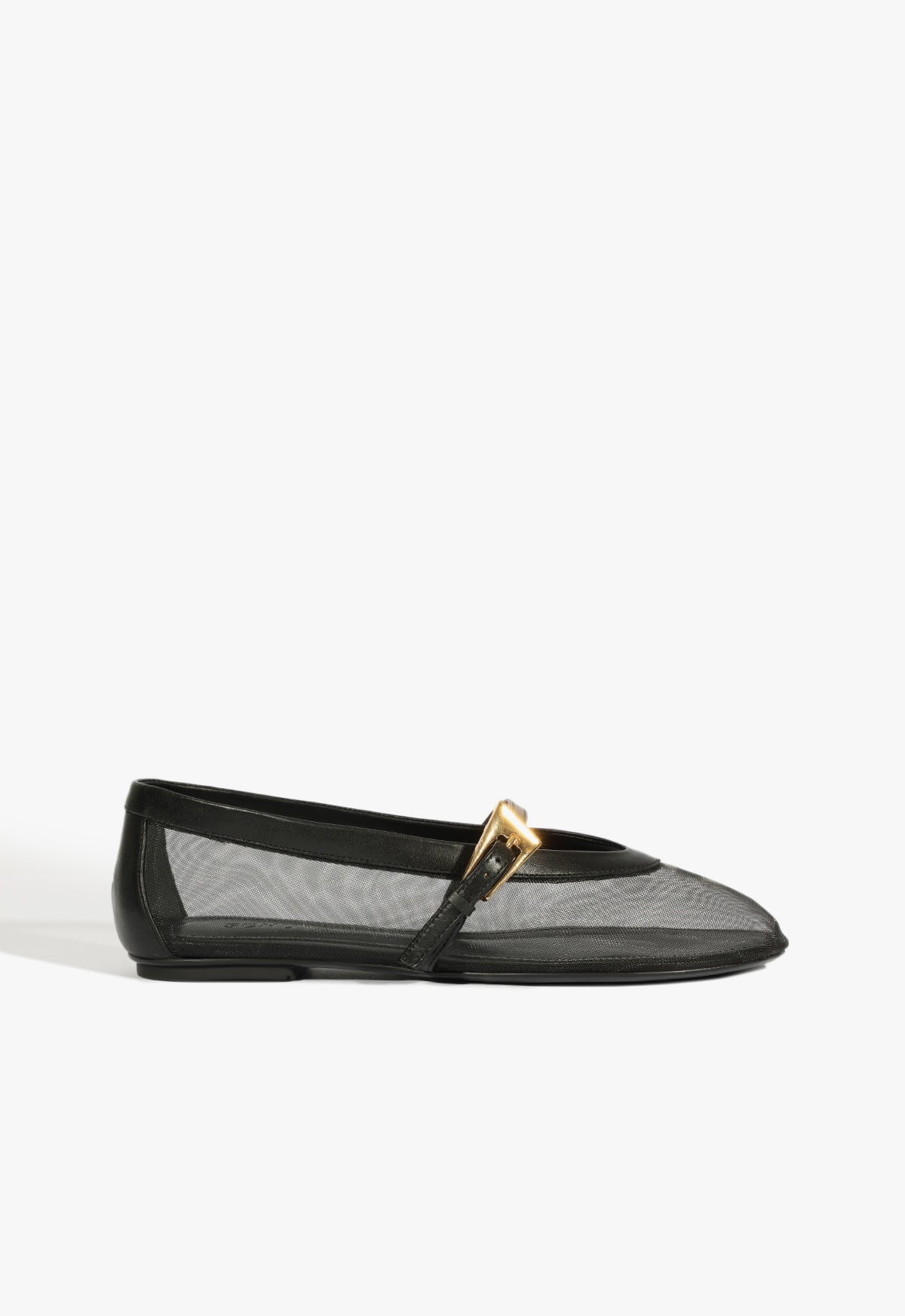 Sylvie Ballet Flat Flats Winter 24 5 Black Deluxe Nappa - Schutz Shoes