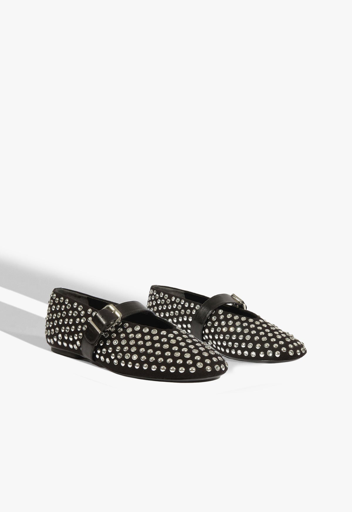 Vickie Studs Nubuck Flat - Schutz Shoes
