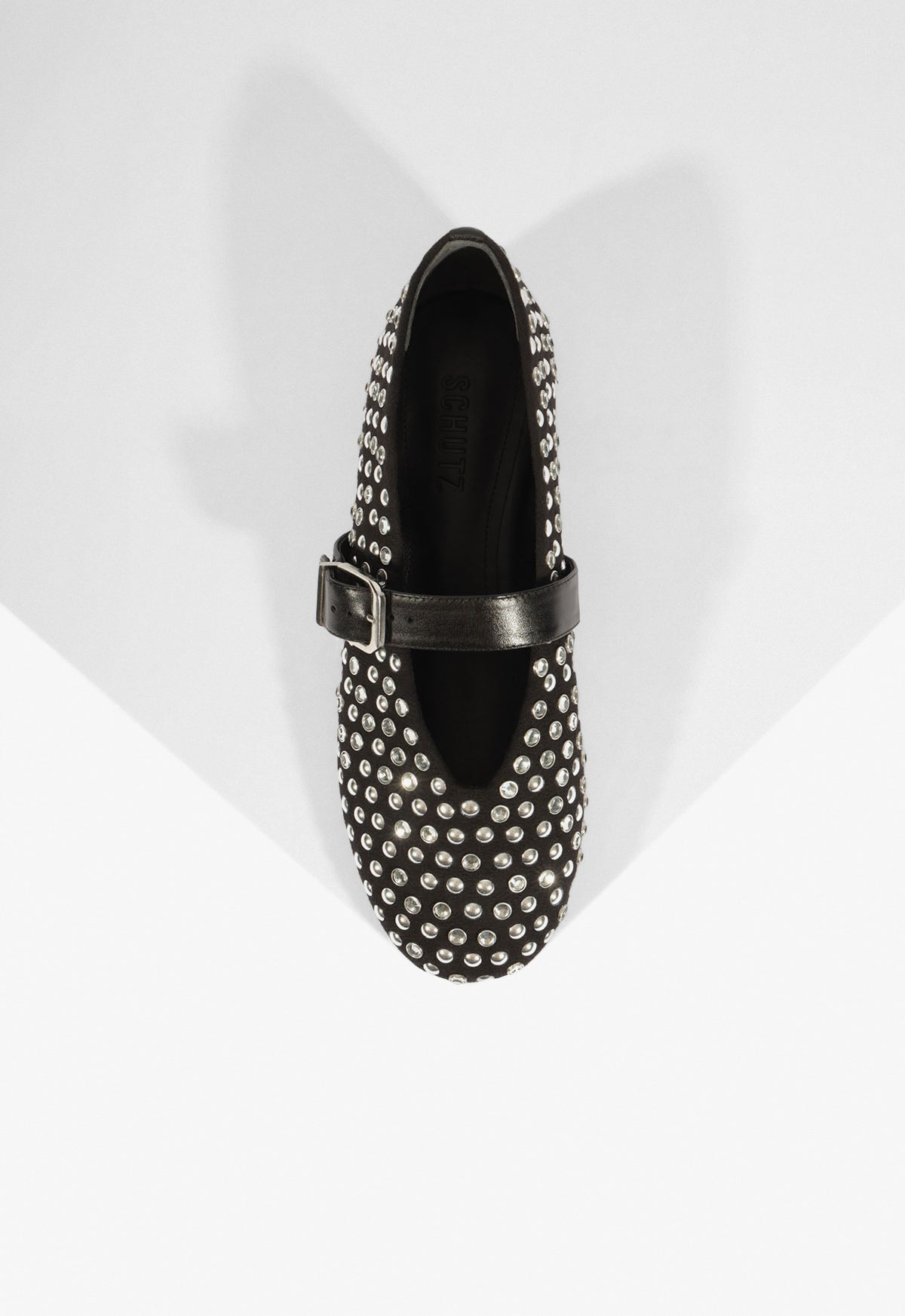 Vickie Studs Nubuck Flat - Schutz Shoes