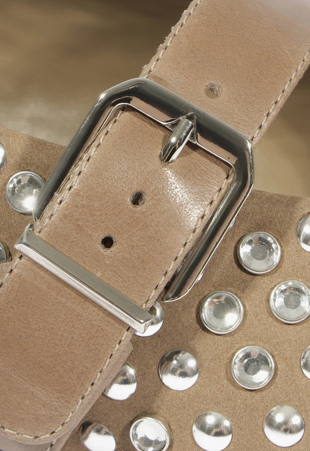 Vickie Studs Nubuck Flat - Schutz Shoes