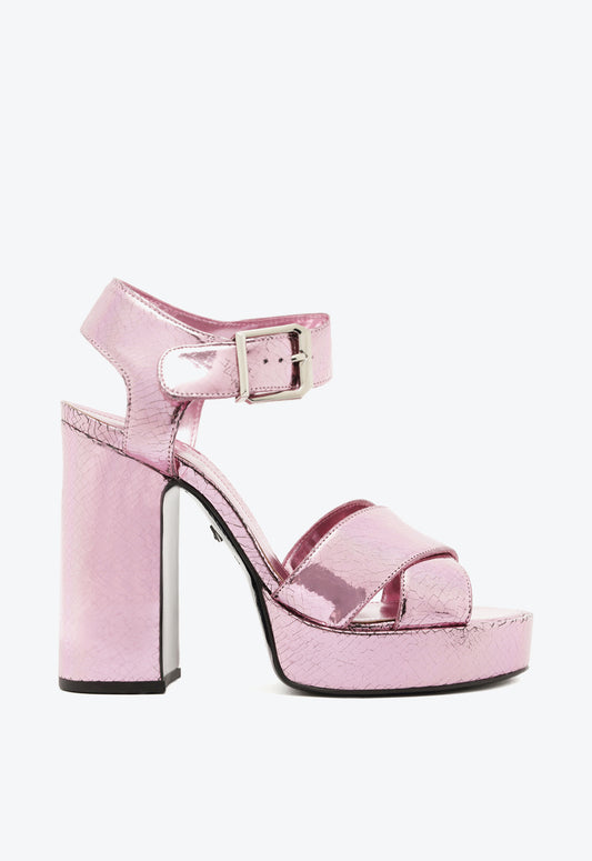 Penelope Sandal Pre Fall 24 5 Pink Leather - Schutz Shoes