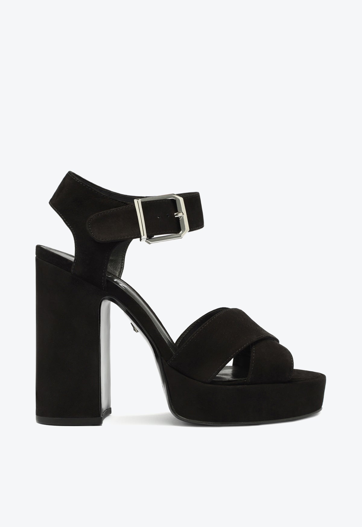 Penelope Sandal Sandals Pre Fall 24 5 Black Nubuck - Schutz Shoes