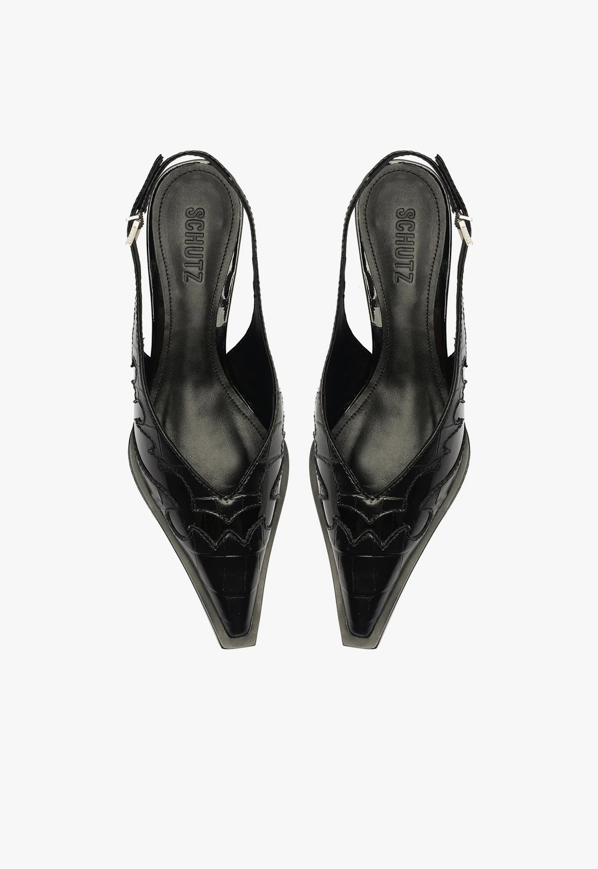 Daria Sling Patent Leather Pump – SCHUTZ - Main Image