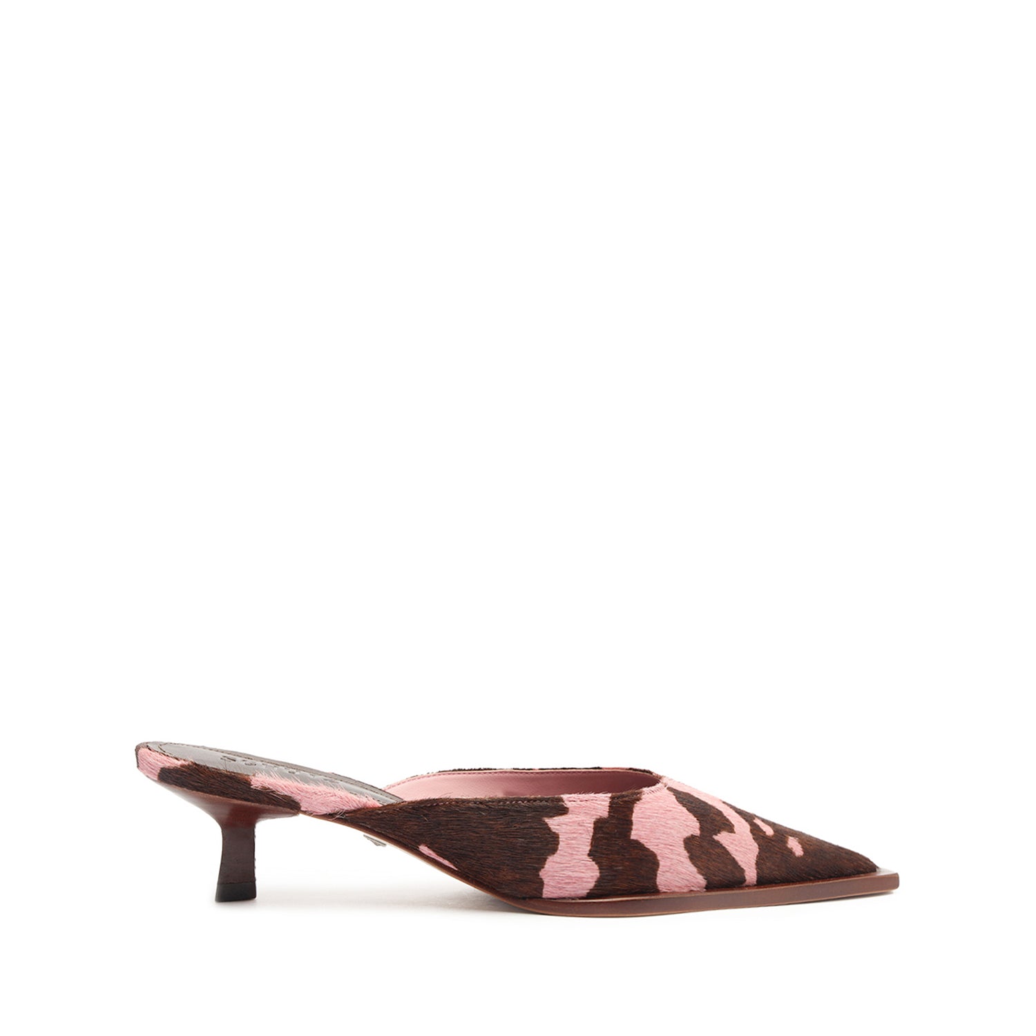 Daria Mule Leather Pump Pumps Pre Fall 24 5 Pink Calf Leather - Schutz Shoes