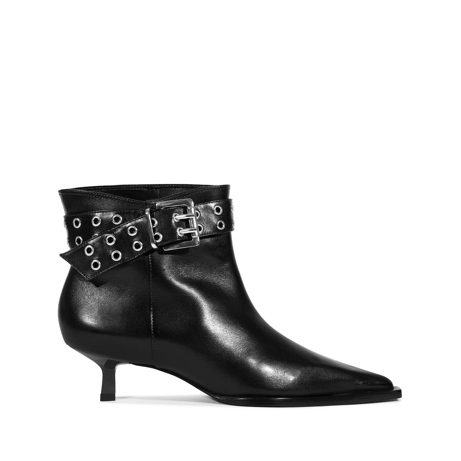 Jess Bootie Booties Fall 24 5 Black Leather - Schutz Shoes