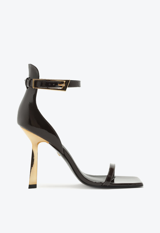 Ciara Patent Leather Sandal Sandals Pre Fall 24 5 Black Patent Leather - Schutz Shoes