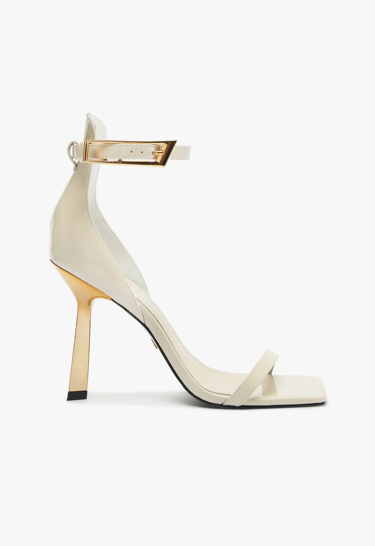 Ciara Patent Leather Sandal Sandals Pre Fall 24 5 White Patent Leather - Schutz Shoes