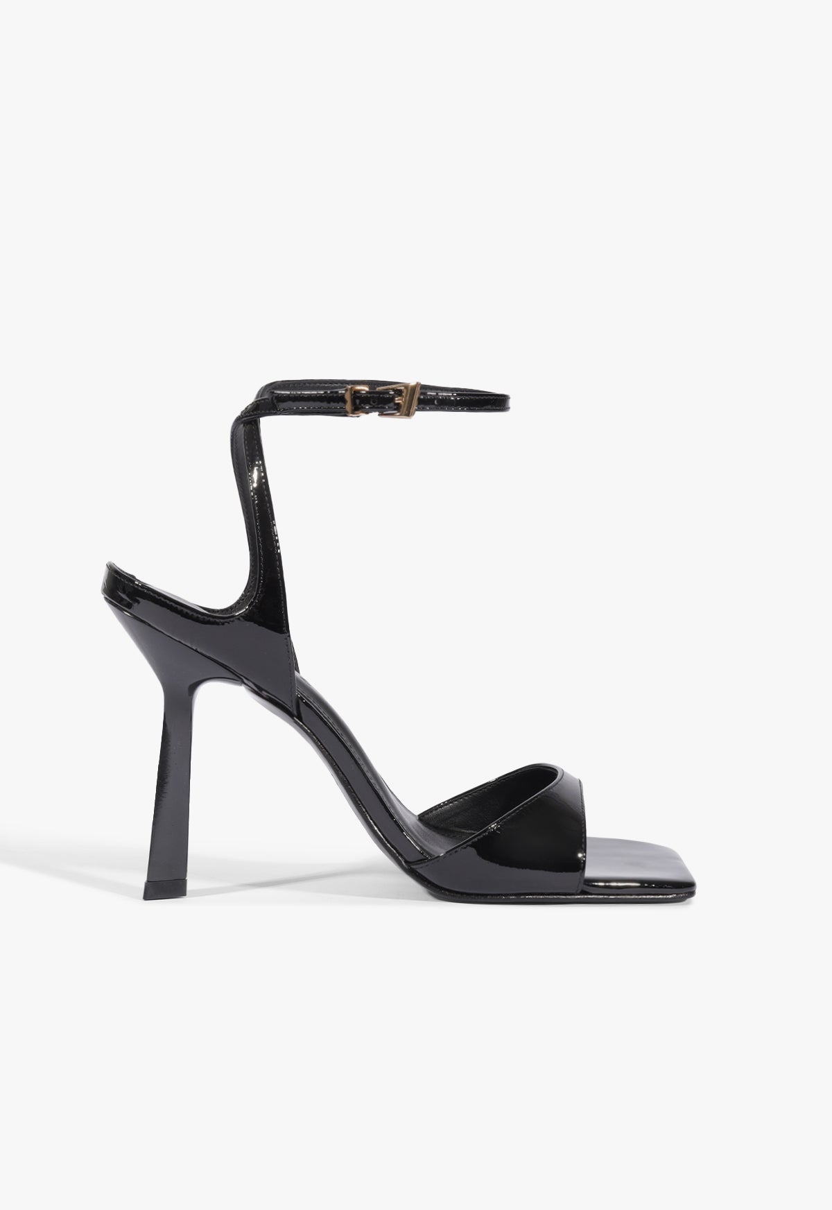 Ciara Patent Sandal 5 Black Patent - Schutz Shoes