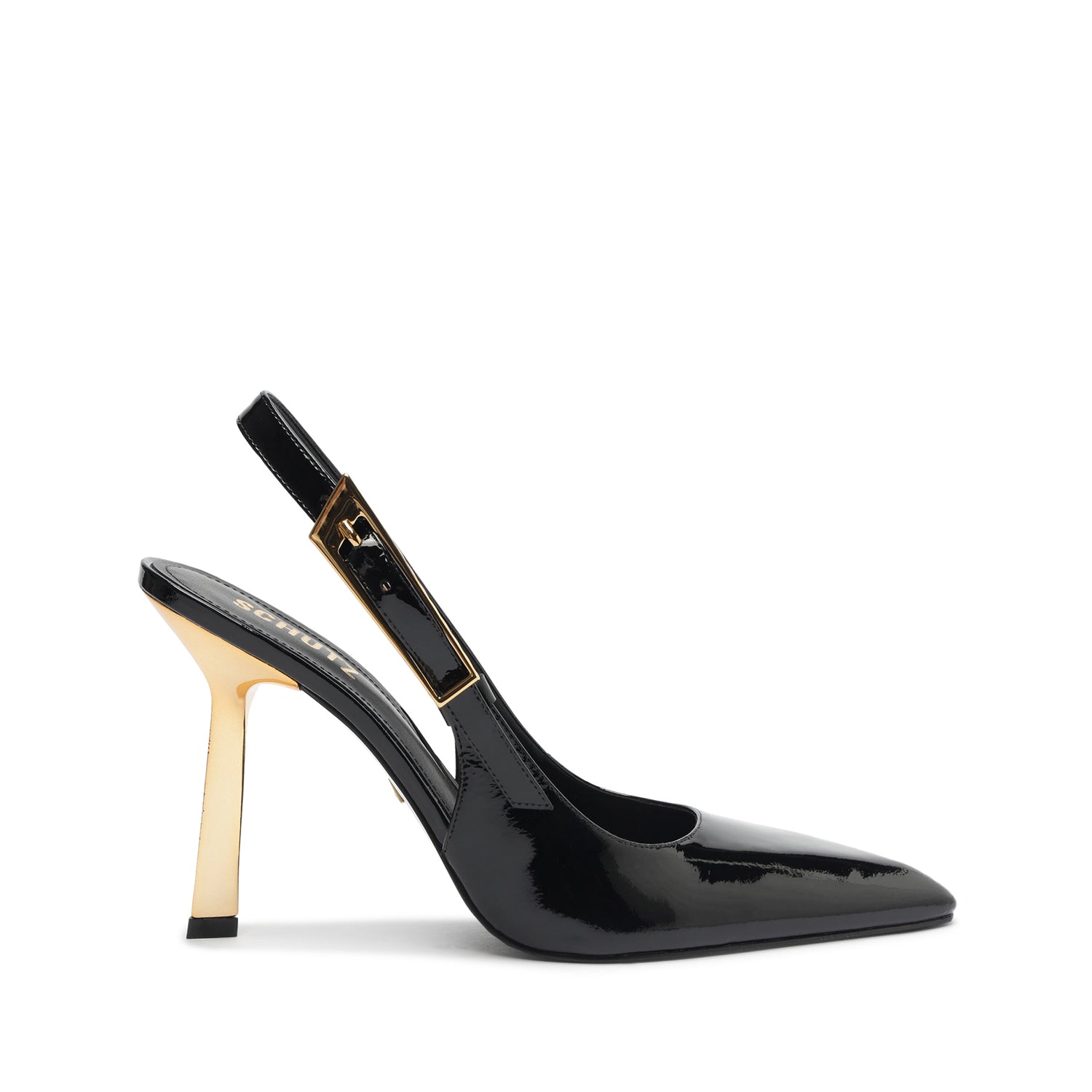 Ciara Patent Leather Pump Pumps Pre Fall 24 5 Black Patent Leather - Schutz Shoes