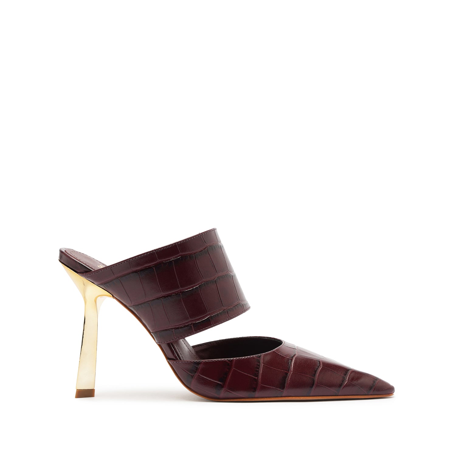 Ciara Pump Pumps Fall 24 5 Cherry Wine Leather - Schutz Shoes