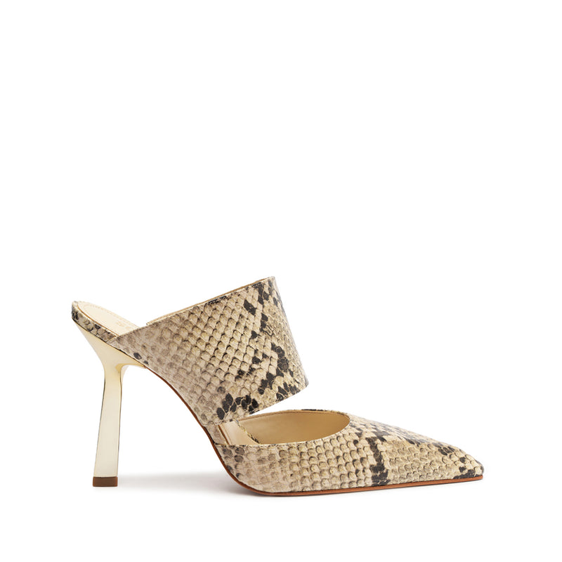 Ciara Pump Pumps Fall 24 5 Snake Printed Leather - Schutz Shoes