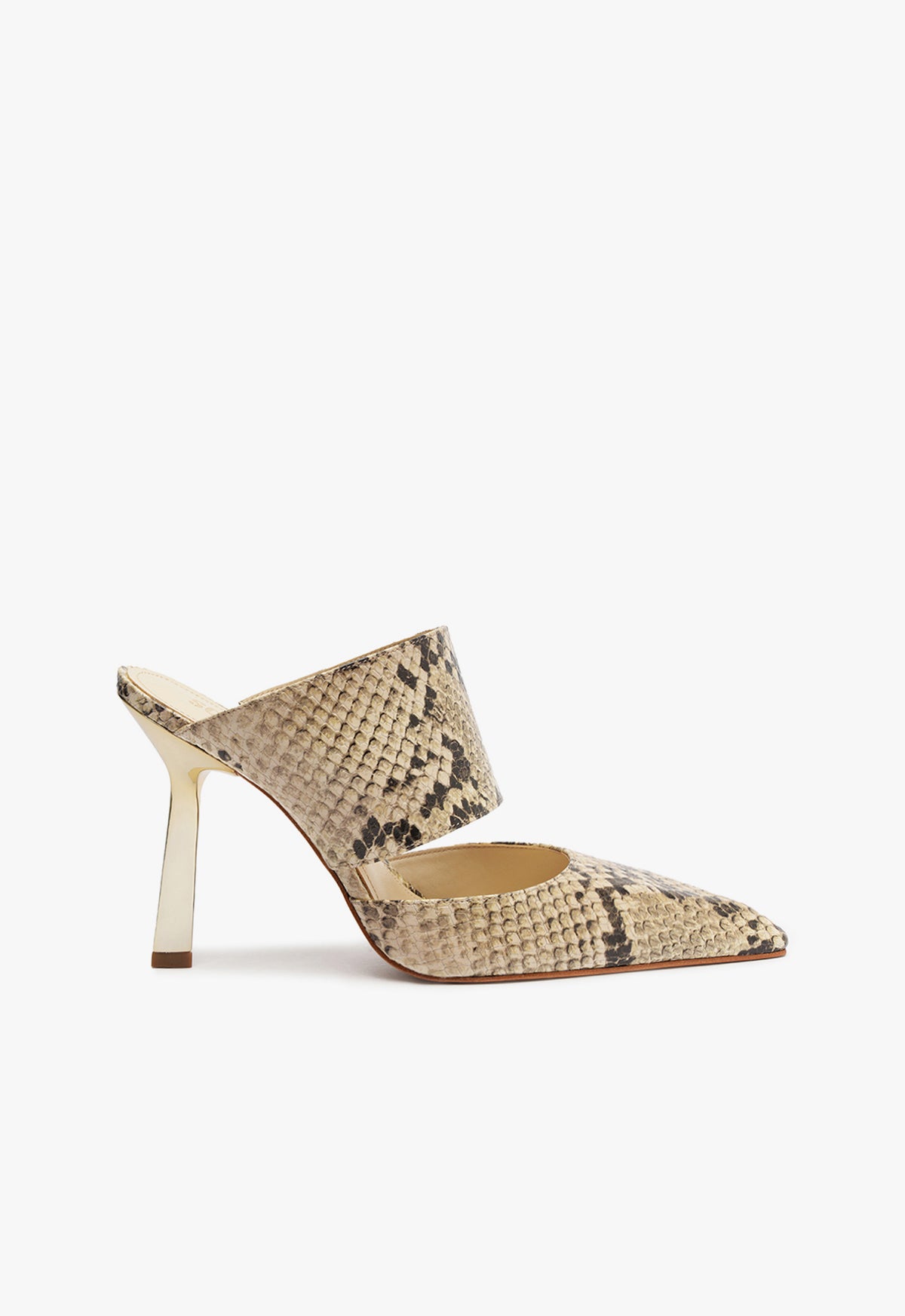 Ciara Pump Fall 24 5 Snake Printed Leather - Schutz Shoes