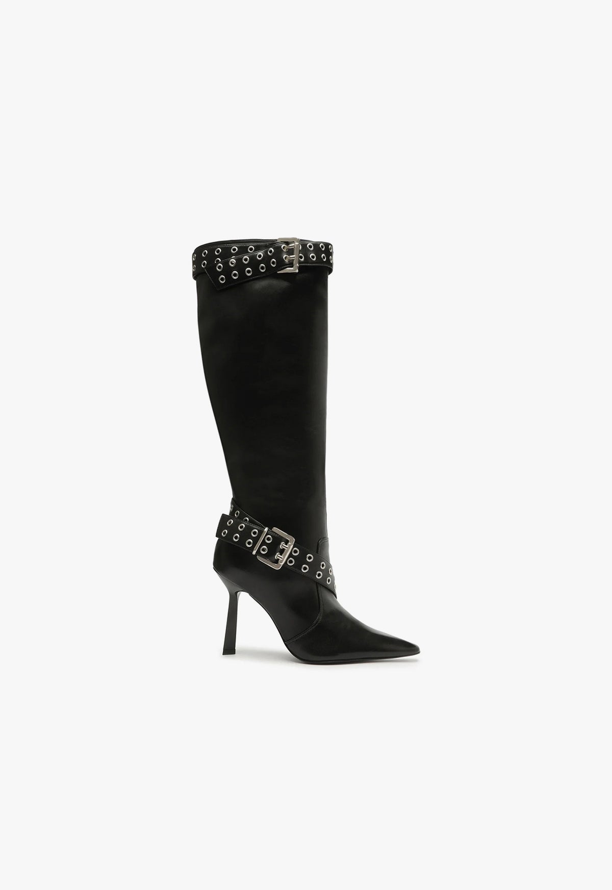 Jess Boot Fall 24 5 Black Leather - Schutz Shoes