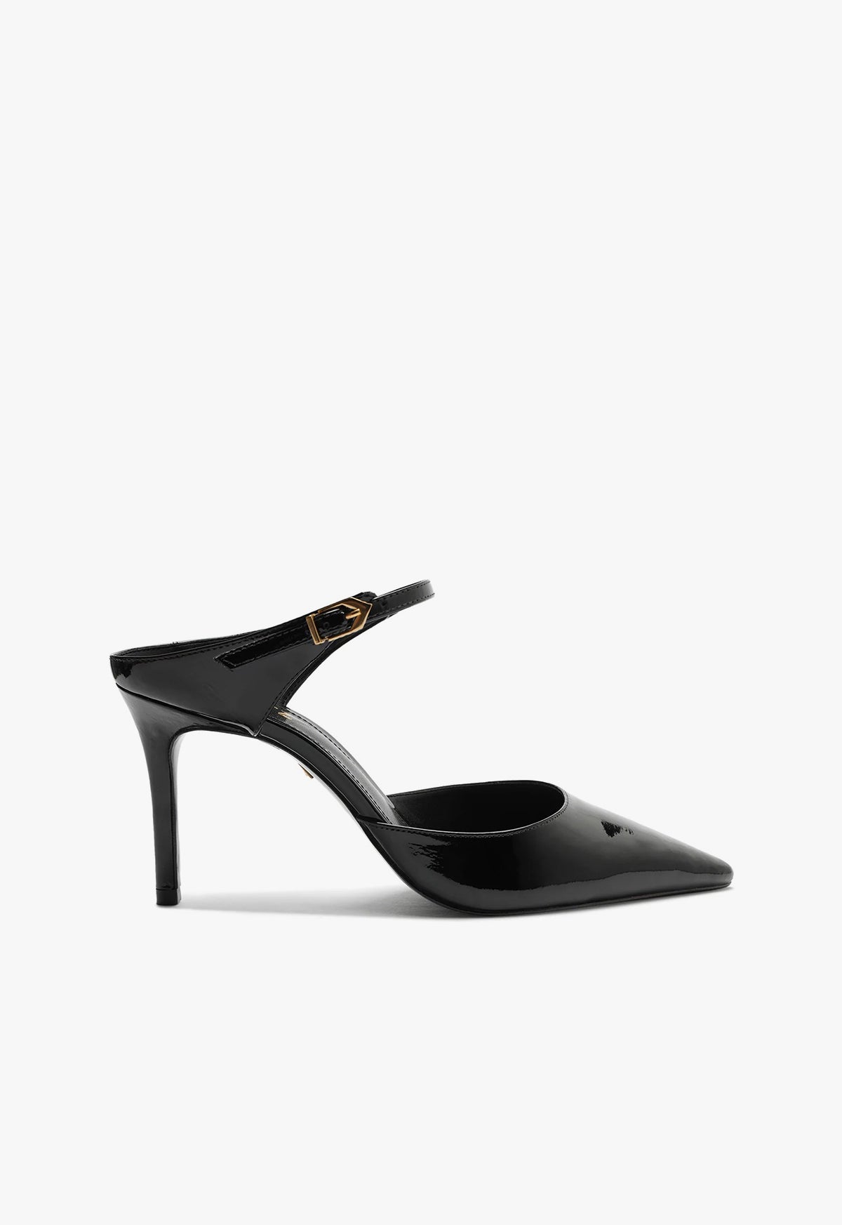 Laura Mule Leather Pump Pumps Pre Fall 24 5 Black Patent Leather - Schutz Shoes