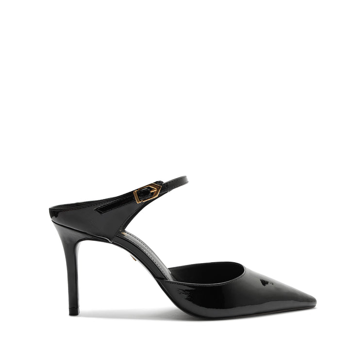 Laura Mule Leather Pump Pumps Pre Fall 24 5 Black Patent Leather - Schutz Shoes