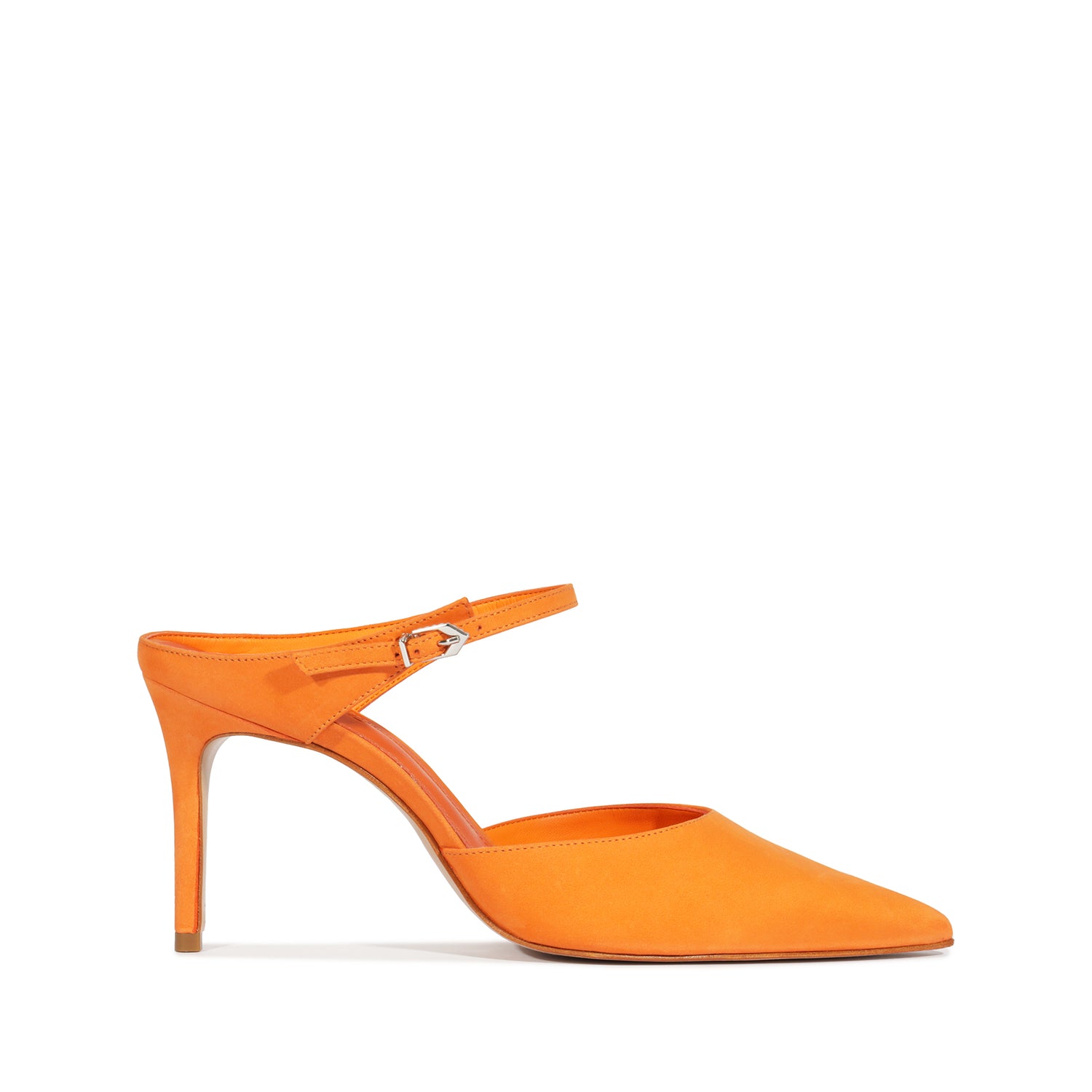 Laura Mule Pump Pumps Fall 24 5 Orange Suede - Schutz Shoes