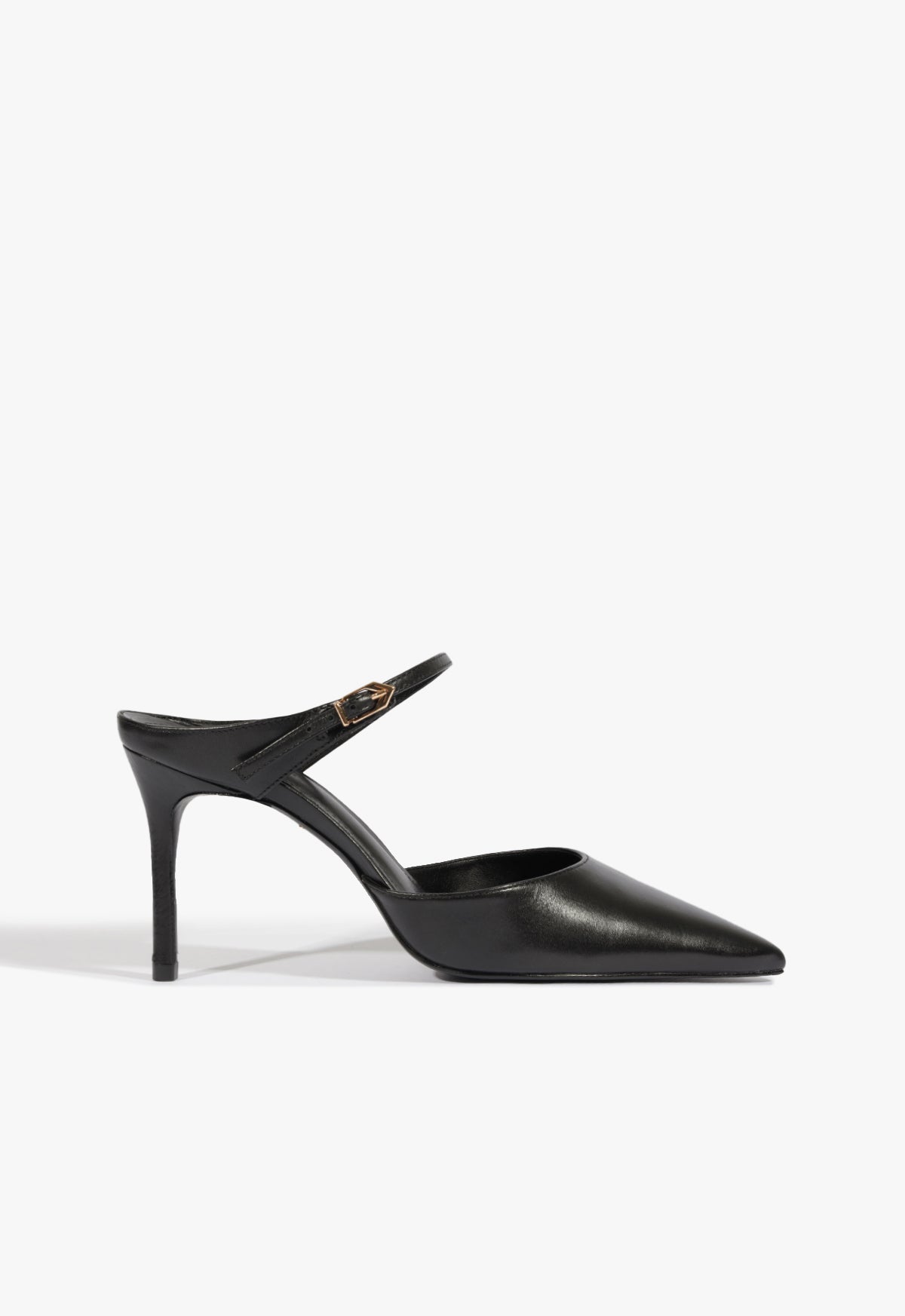 Laura Mule Leather Pump Fall 25 5 Black Leather - Schutz Shoes